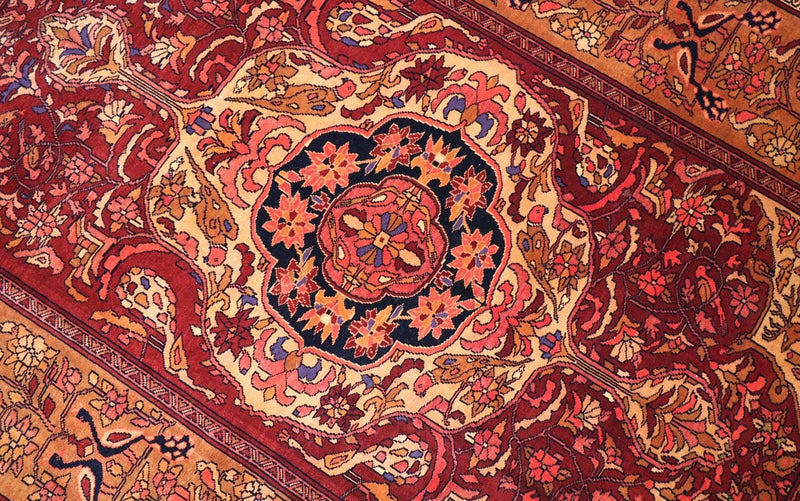アフガンシルク 絨毯 154x115cm - オリエンタル絨毯