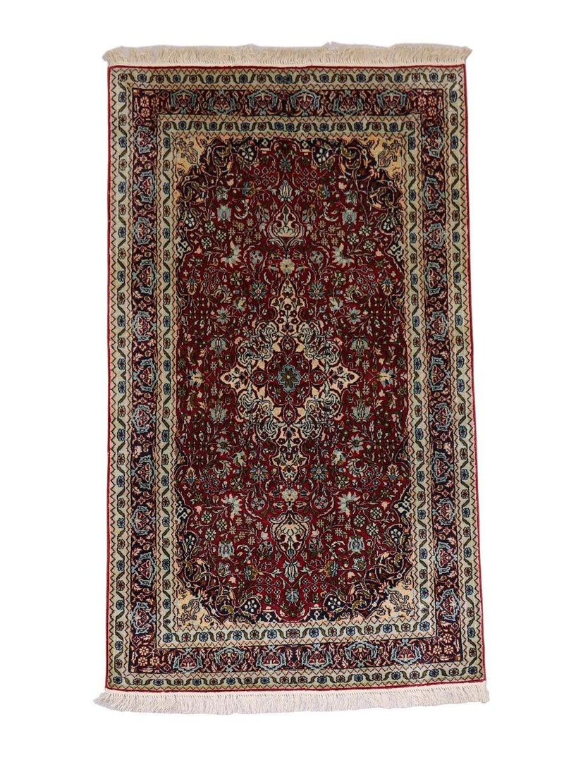 カシミールシルク 絨毯 150x90cm - オリエンタル絨毯