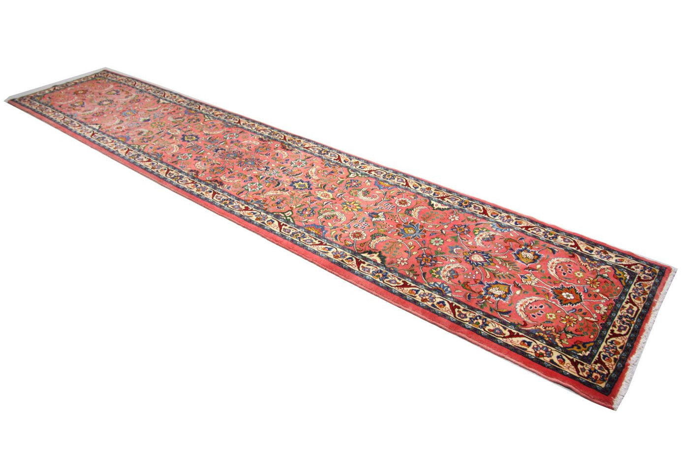 サルーク 絨毯 406x80cm - ペルシャ絨毯