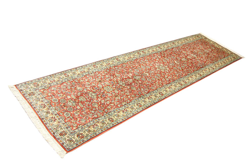 カシミールシルク 絨毯 292x78cm - オリエンタル絨毯