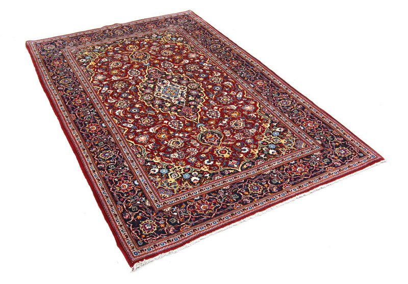 カシャーン 絨毯 205x141cm - ペルシャ絨毯