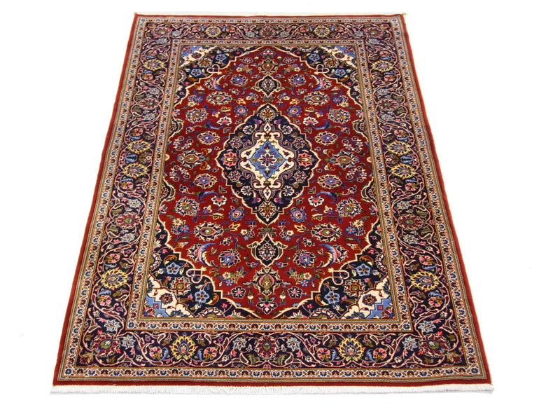 カシャーン 絨毯 204x138cm - ペルシャ絨毯