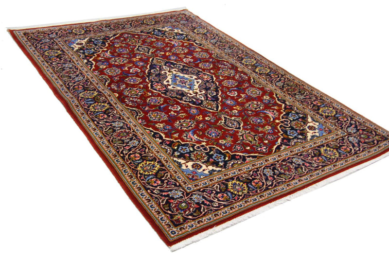 カシャーン 絨毯 204x138cm - ペルシャ絨毯