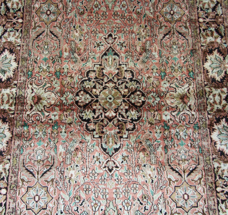 カシミールシルク 絨毯 164x91cm - オリエンタル絨毯