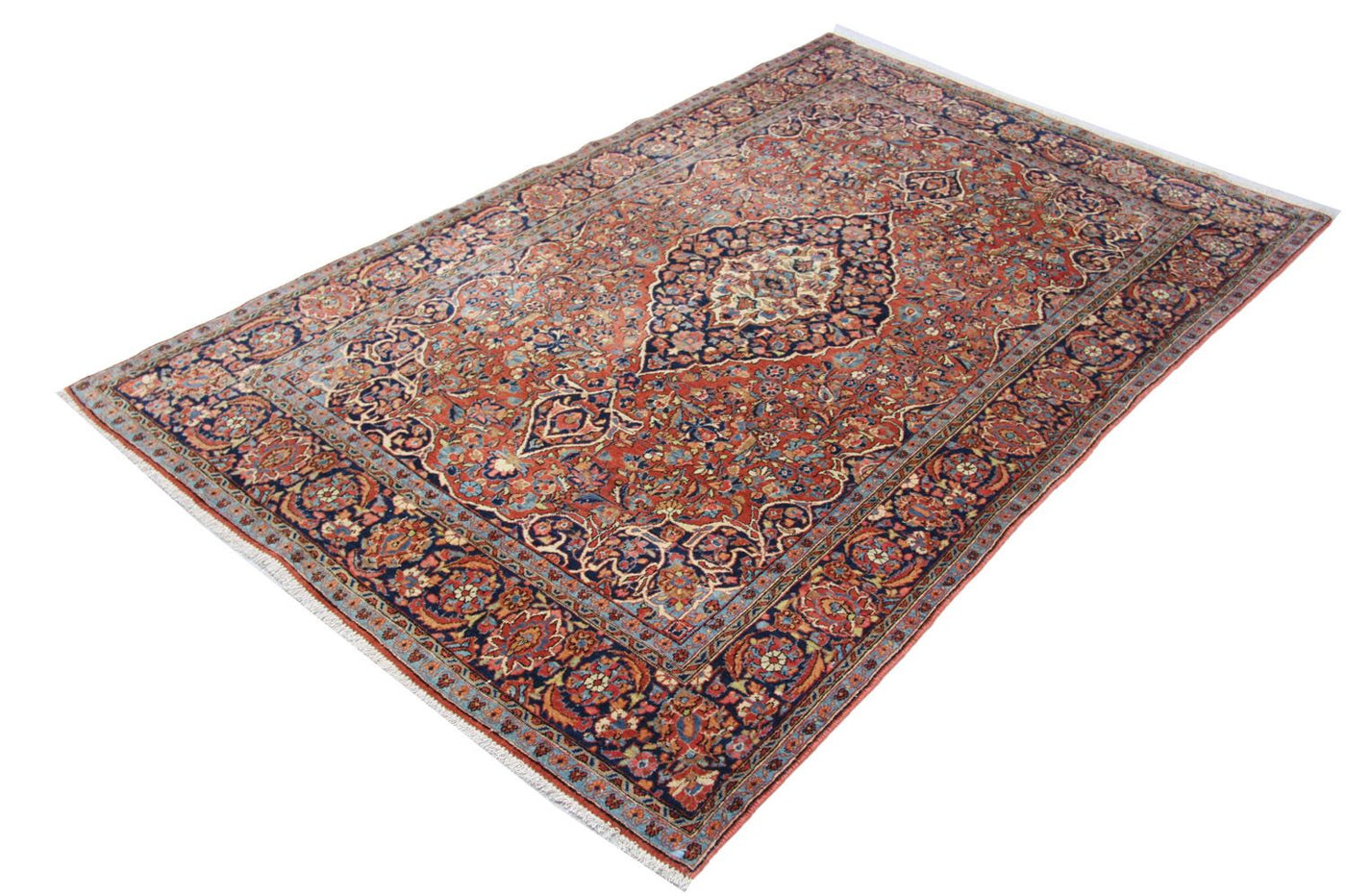 カシャーン 絨毯 212x130cm - ペルシャ絨毯