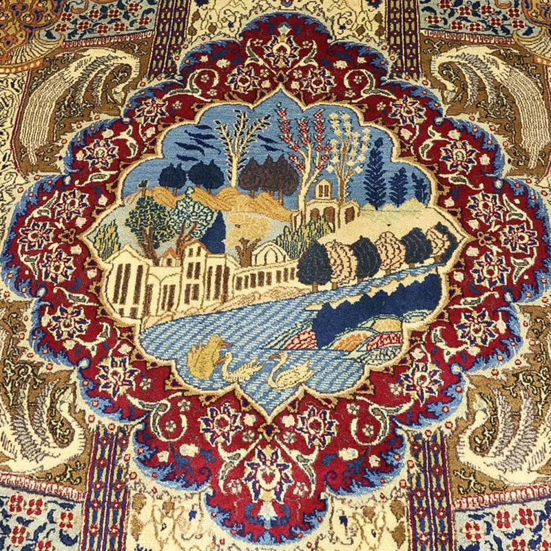 カシュマール 絨毯 358x248cm - ペルシャ絨毯