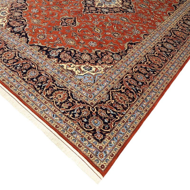 カシャーン 絨毯 352x244cm - ペルシャ絨毯