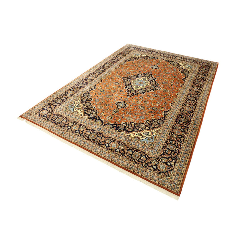 カシャーン 絨毯 347x251cm - ペルシャ絨毯