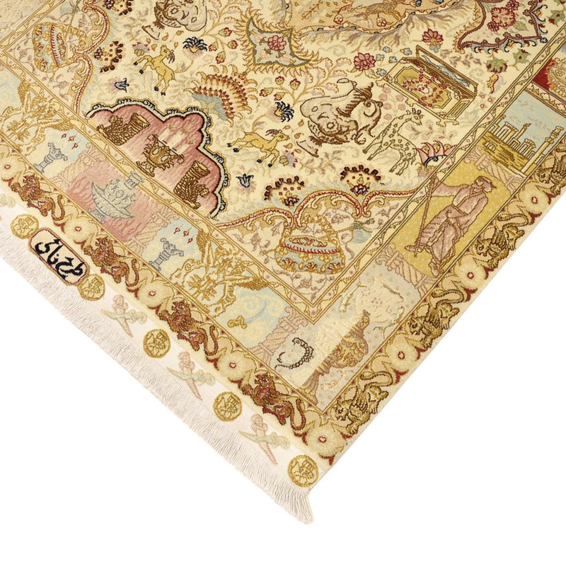 タブリーズ - 50 Raj 絨毯 160x102cm - ペルシャ絨毯