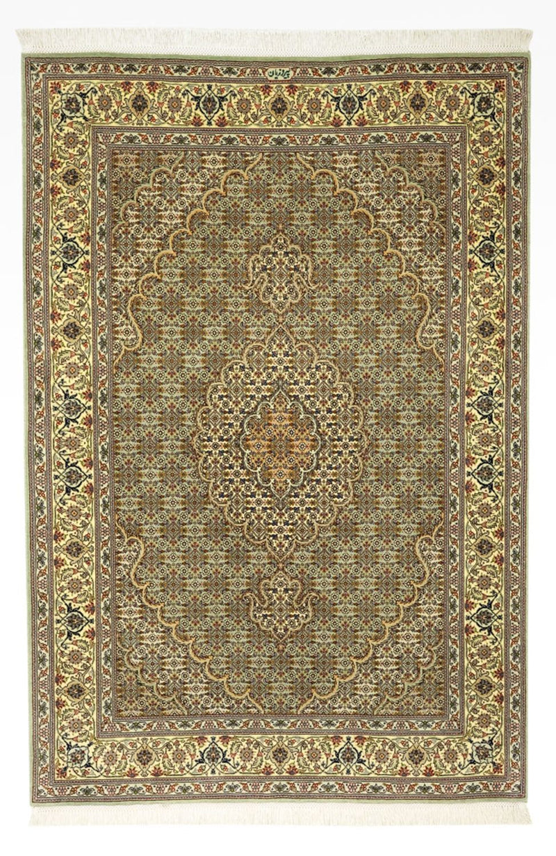 タブリーズ - 50 Raj 絨毯 150x101cm - ペルシャ絨毯