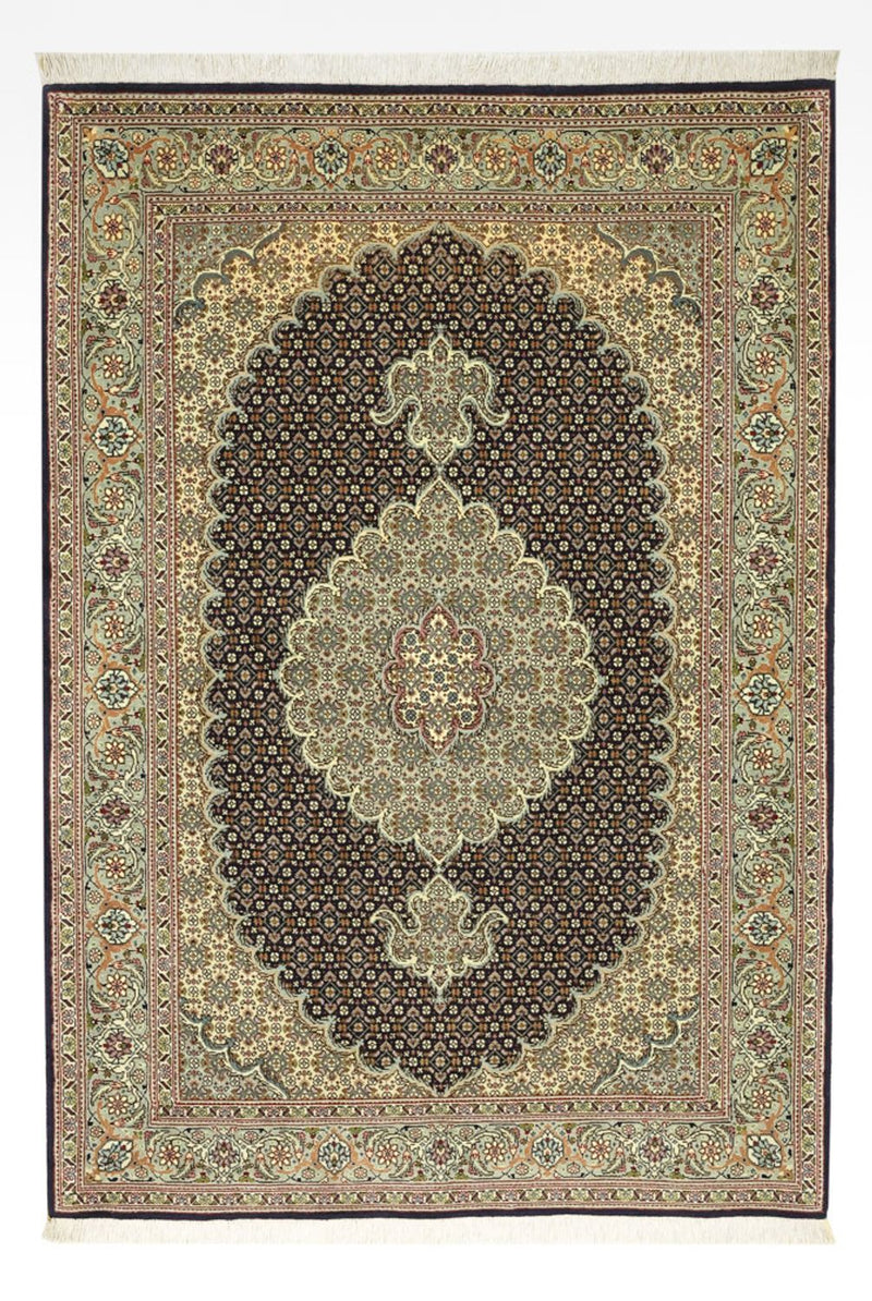 タブリーズ - 50 Raj 絨毯 147x100cm - ペルシャ絨毯