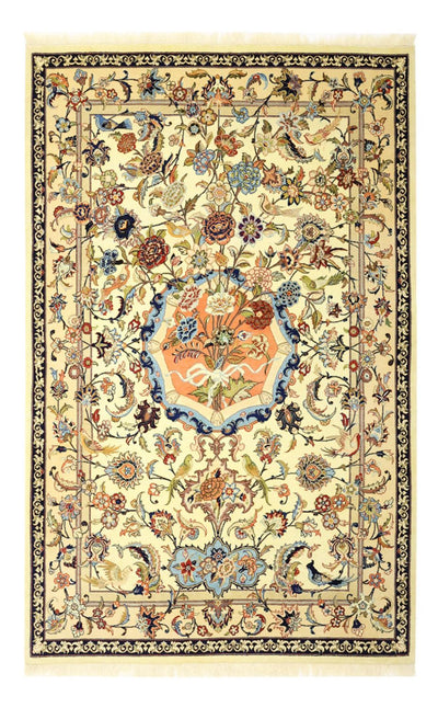 イスファハン 絨毯 100x156cm - ペルシャ絨毯