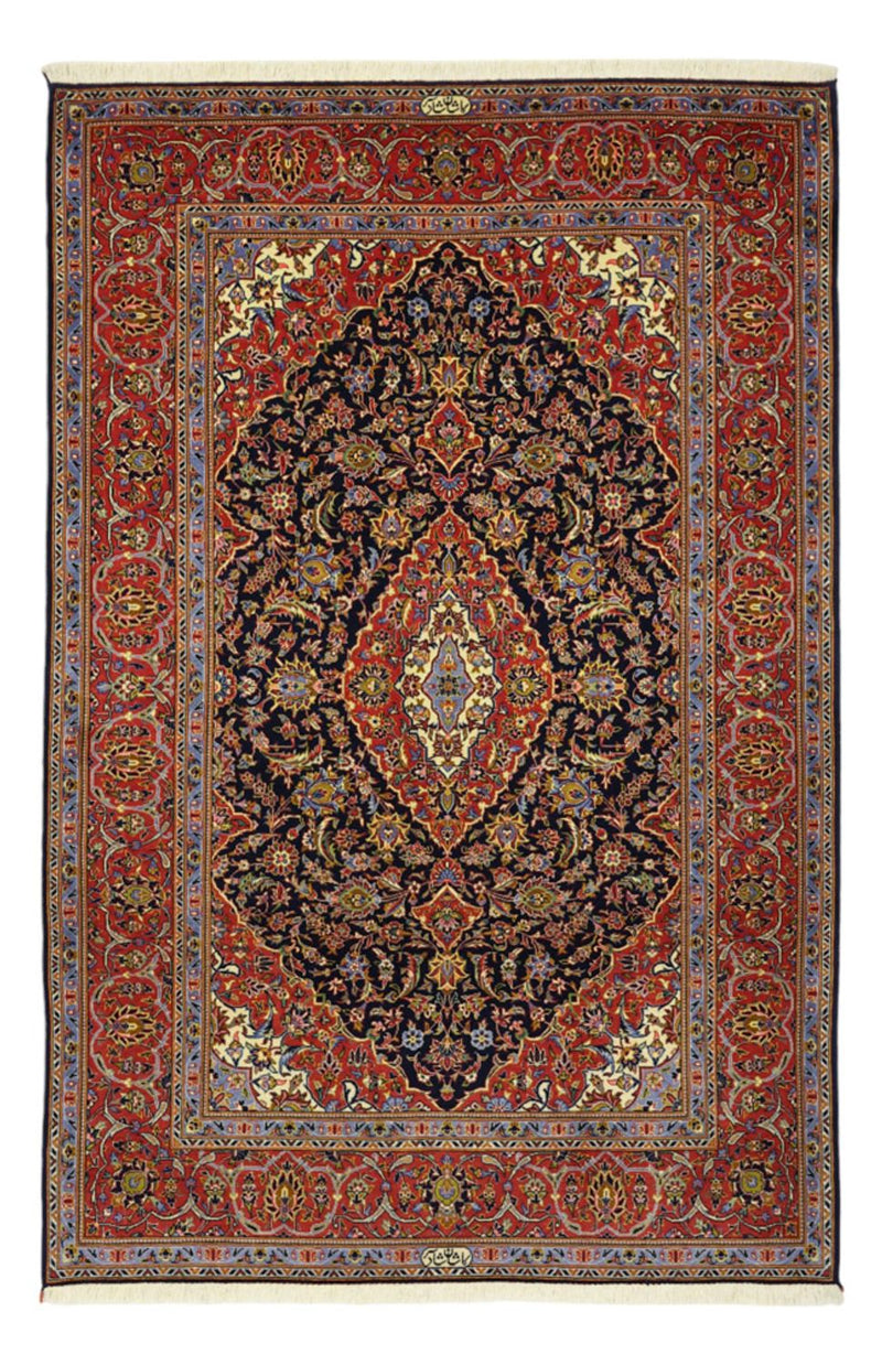 カシャーン 絨毯 208x139cm - ペルシャ絨毯
