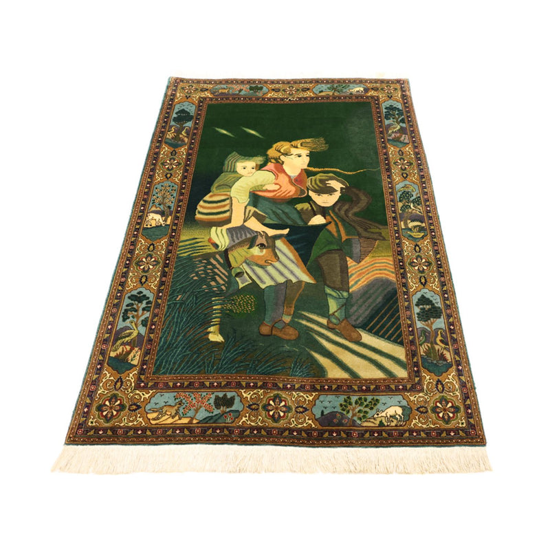 タブリーズ - 50 Raj 絨毯 153x103cm - ペルシャ絨毯