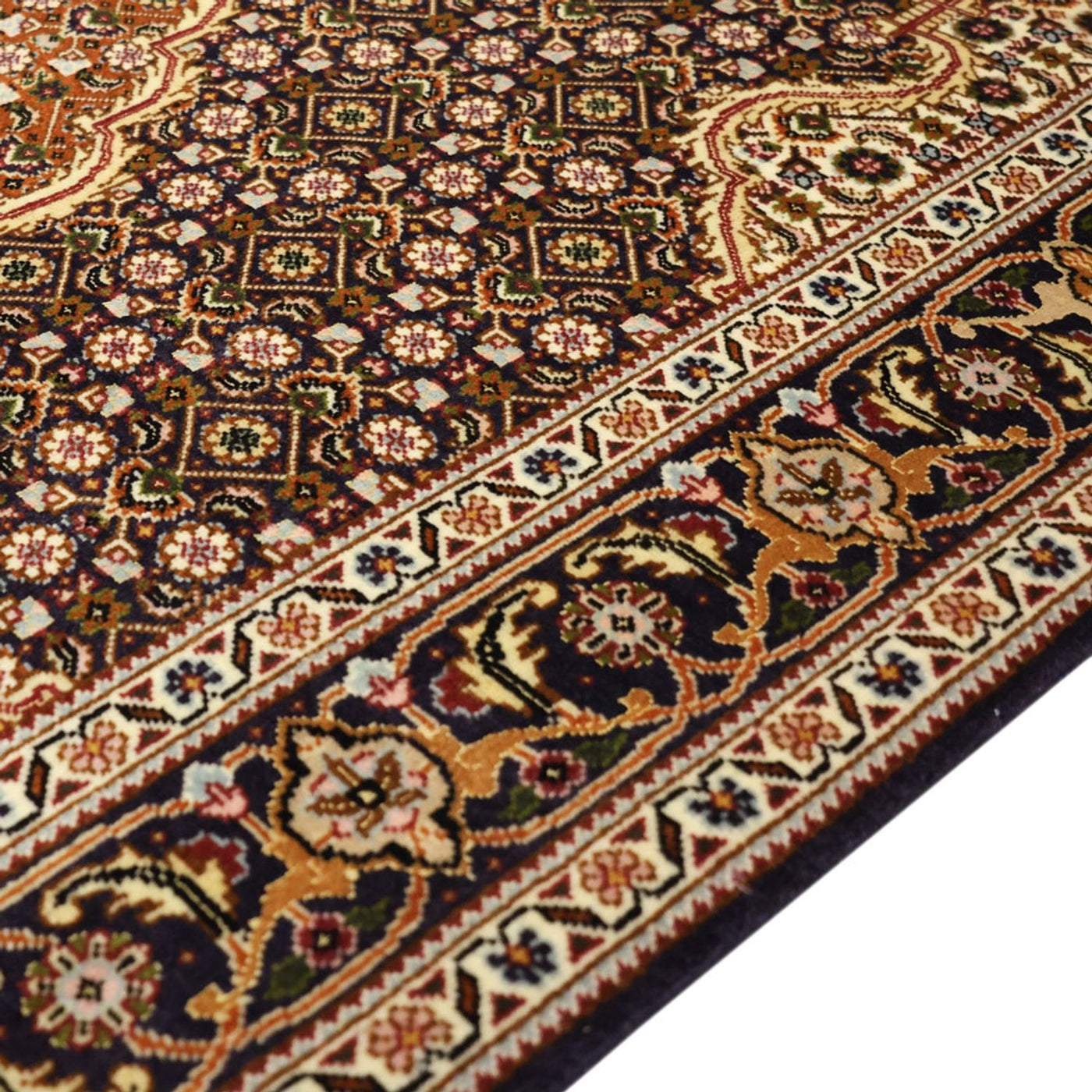 タブリーズ - 50 Raj 絨毯 152x104cm - ペルシャ絨毯