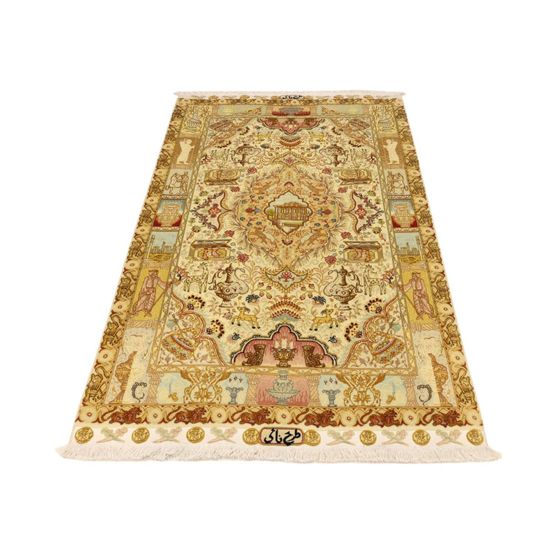タブリーズ - 50 Raj 絨毯 160x101cm - ペルシャ絨毯