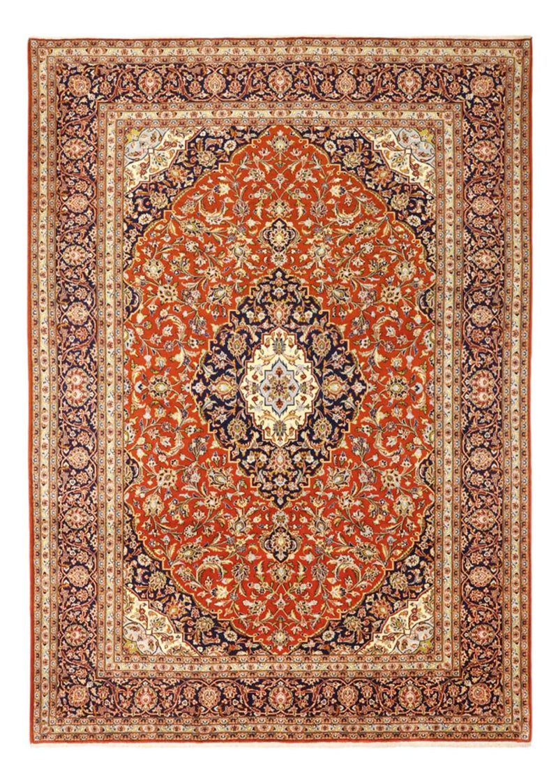 カシャーン 絨毯 332x239cm - ペルシャ絨毯
