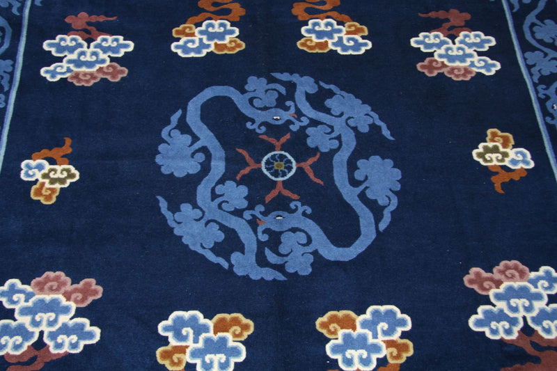 中国絨毯 274x183cm - オリエンタル絨毯