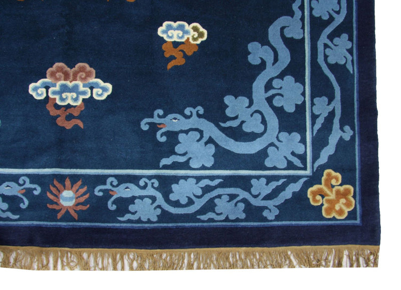 中国絨毯 274x183cm - オリエンタル絨毯