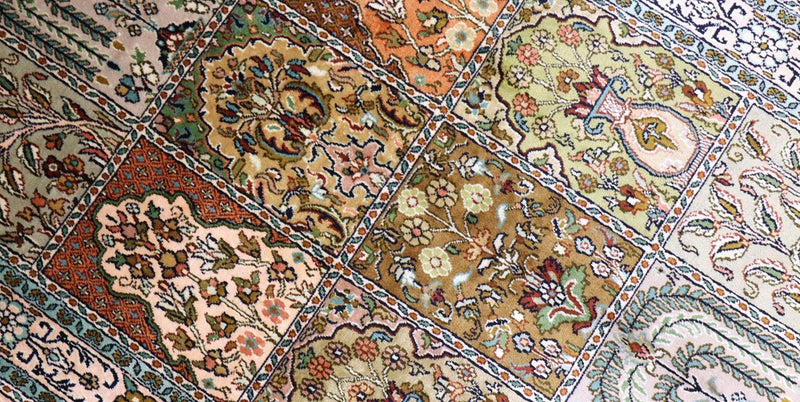 カシミールシルク 絨毯 151x95cm - オリエンタル絨毯
