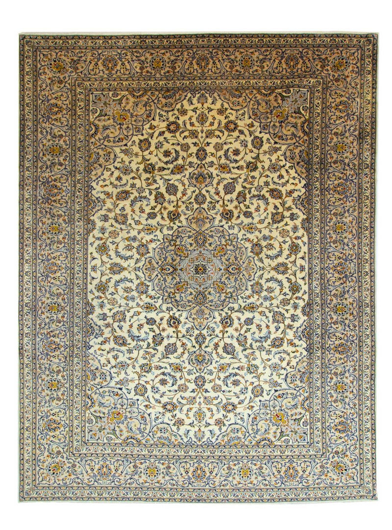 カシャーン 絨毯 402x296cm - ペルシャ絨毯
