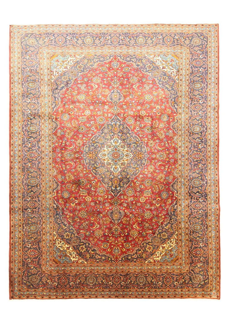 カシャーン 絨毯 397x300cm - ペルシャ絨毯