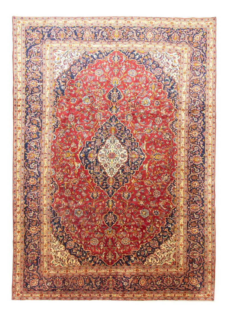 カシャーン 絨毯 415x291cm - ペルシャ絨毯