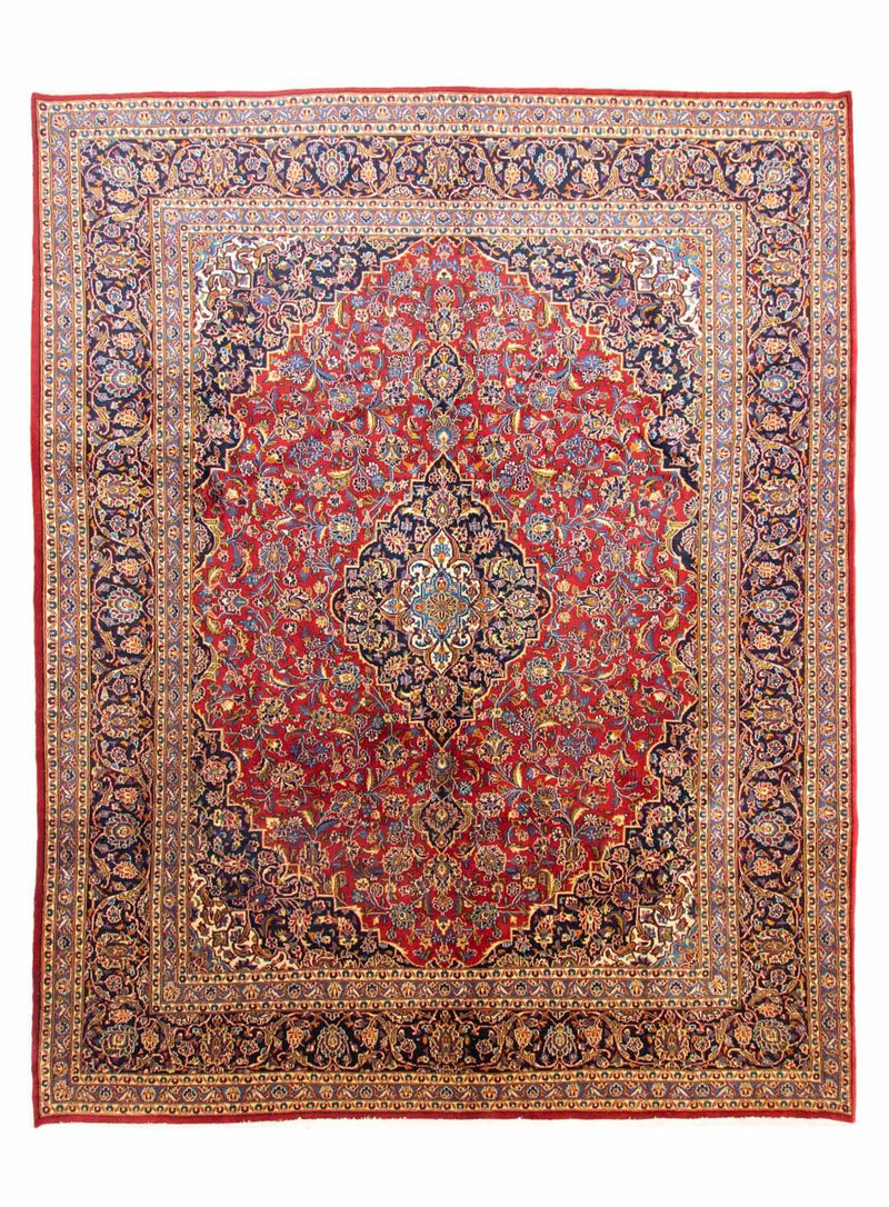 カシャーン 絨毯 384x303cm - ペルシャ絨毯