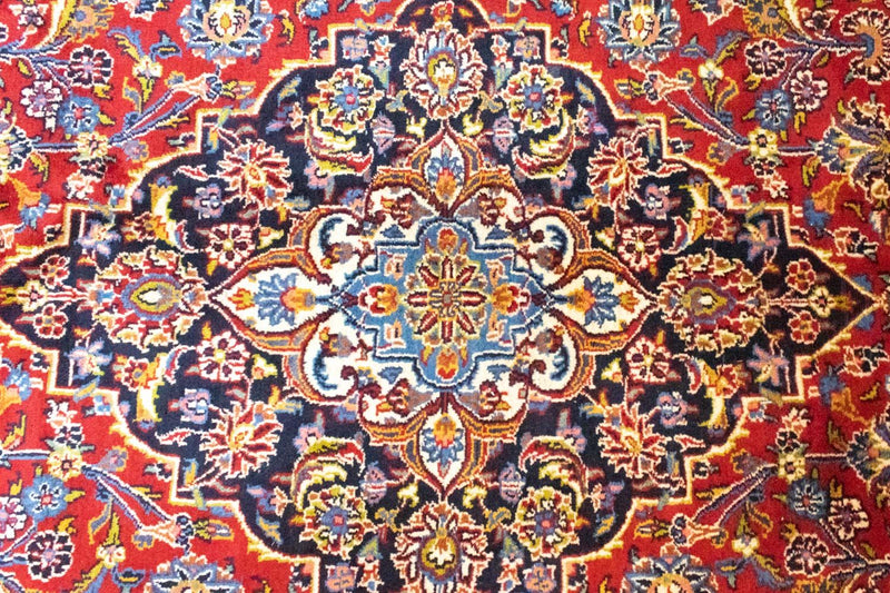 カシャーン 絨毯 384x303cm - ペルシャ絨毯