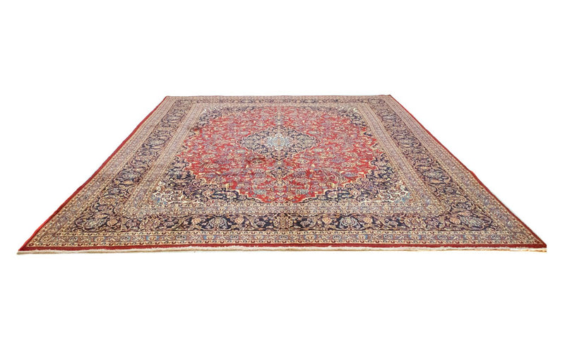 カシャーン 絨毯 384x303cm - ペルシャ絨毯