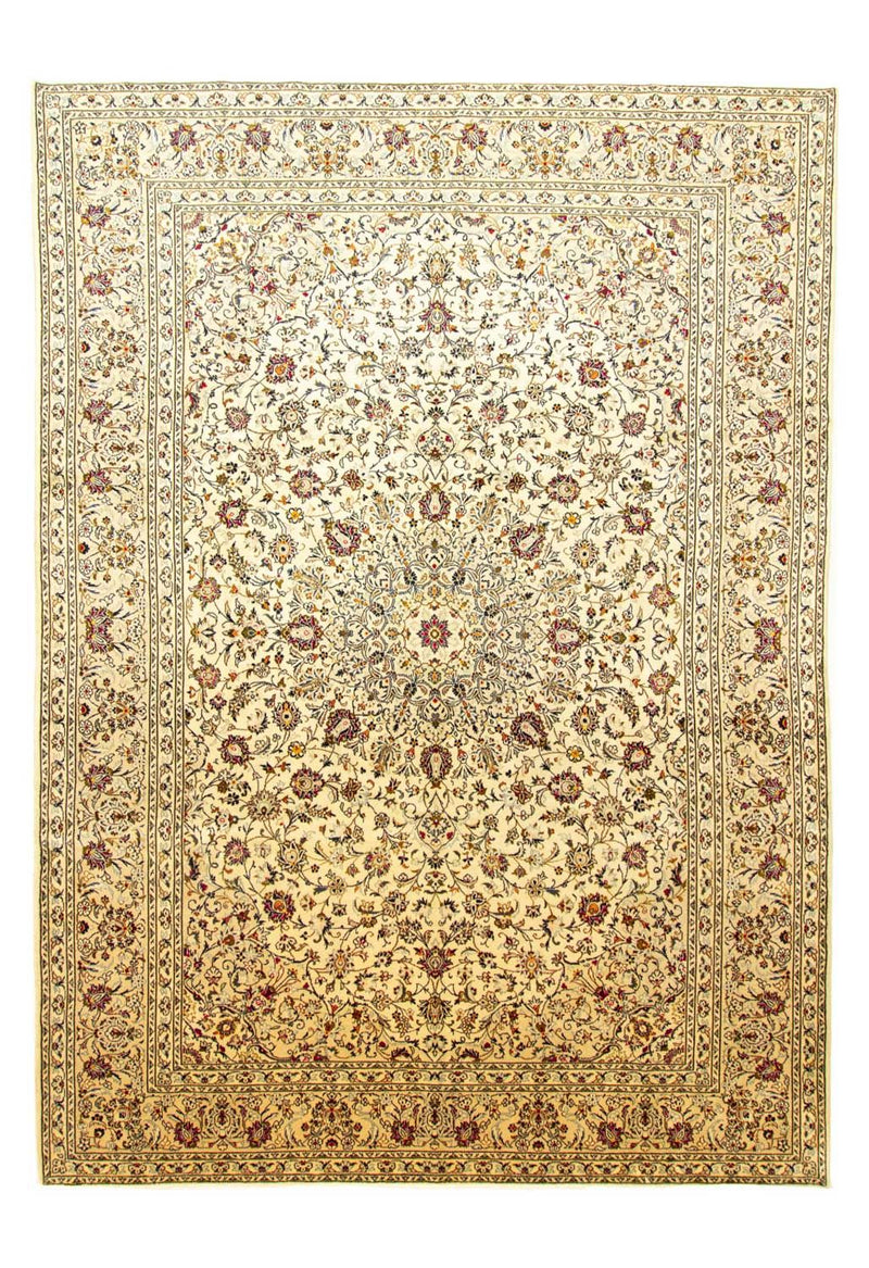 カシャーン 絨毯 398x295cm - ペルシャ絨毯