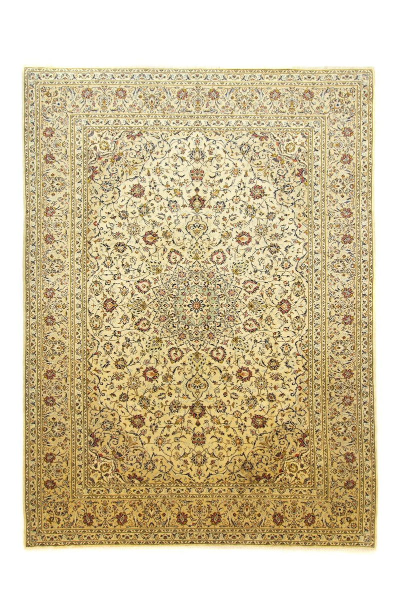 カシャーン 絨毯 350x252cm - ペルシャ絨毯