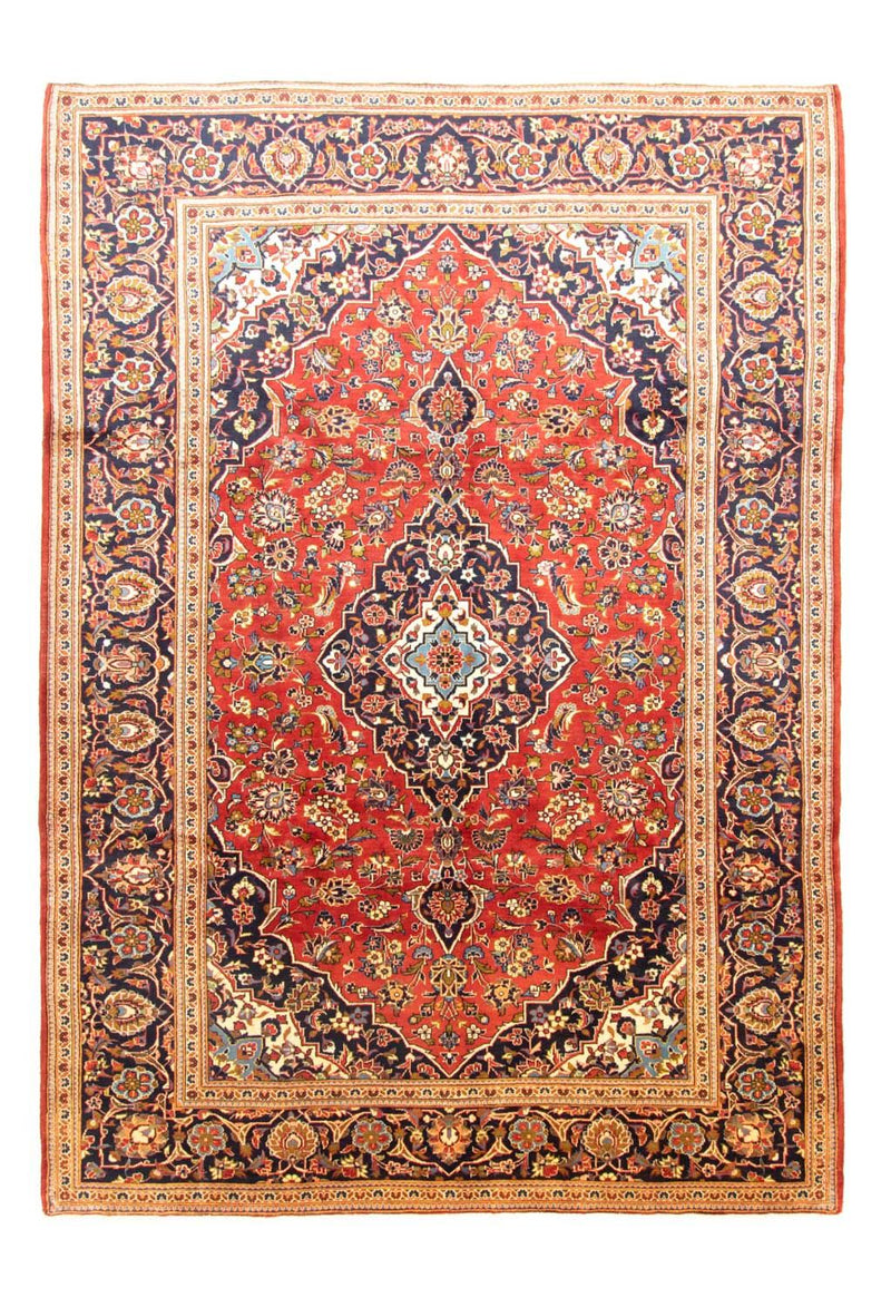 カシャーン 絨毯 349x246cm - ペルシャ絨毯