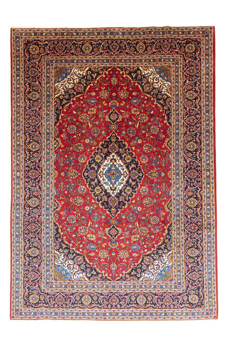カシャーン 絨毯 344x246cm - ペルシャ絨毯