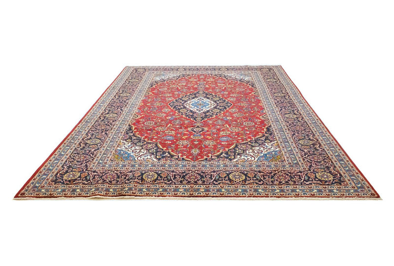 カシャーン 絨毯 344x246cm - ペルシャ絨毯