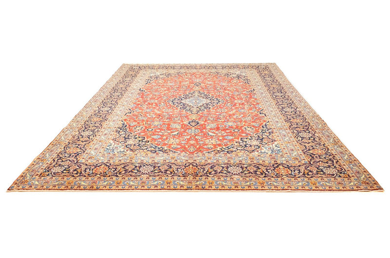 カシャーン 絨毯 382x270cm - ペルシャ絨毯
