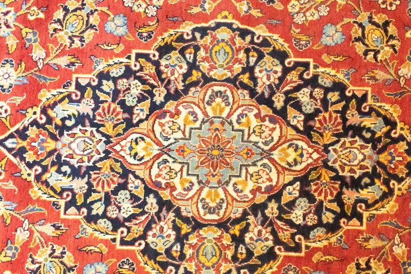 カシャーン 絨毯 385x270cm - ペルシャ絨毯