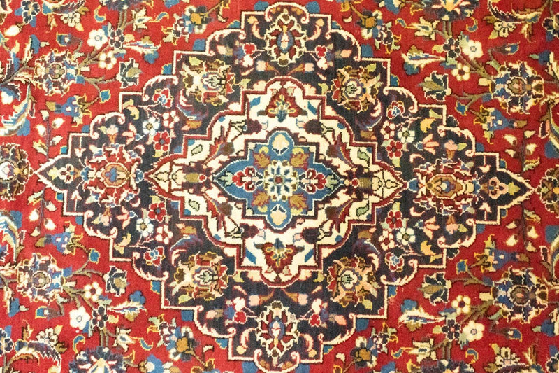 カシャーン 絨毯 356x251cm - ペルシャ絨毯