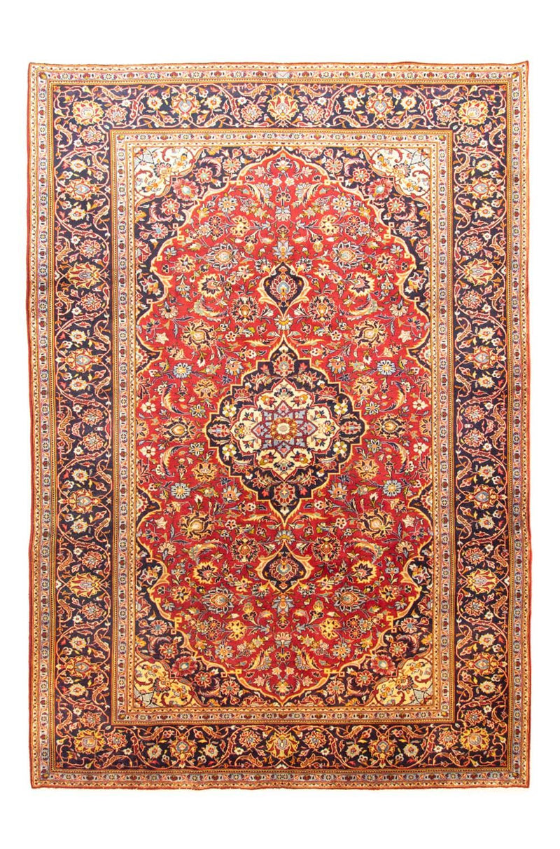 カシャーン 絨毯 358x248cm - ペルシャ絨毯