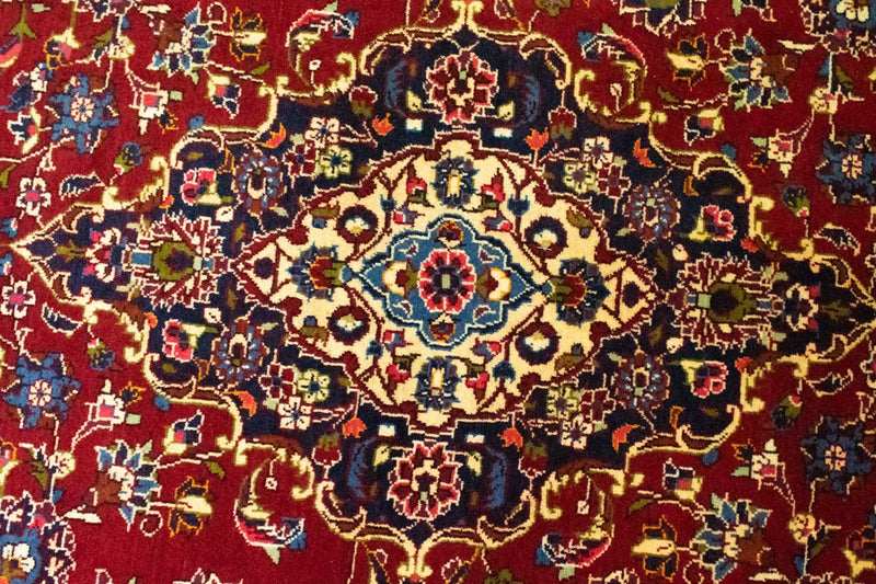 カシャーン 絨毯 361x244cm - ペルシャ絨毯