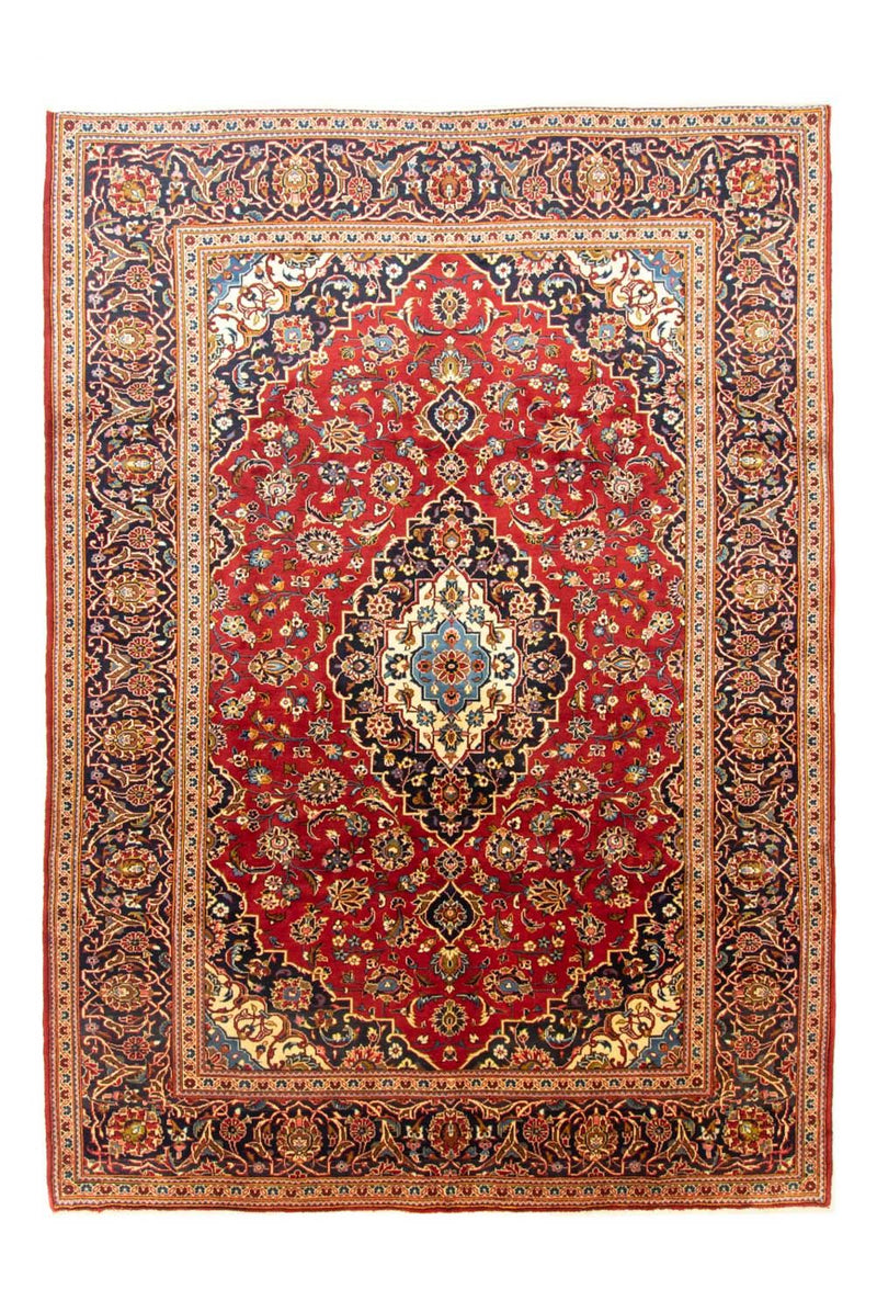 カシャーン 絨毯 340x245cm - ペルシャ絨毯