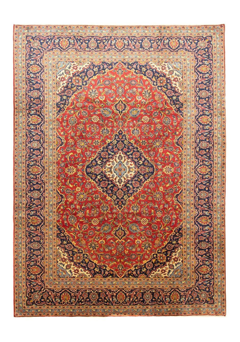カシャーン 絨毯 345x251cm - ペルシャ絨毯