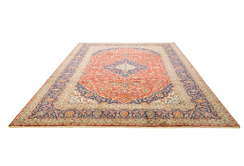 カシャーン 絨毯 345x251cm - ペルシャ絨毯