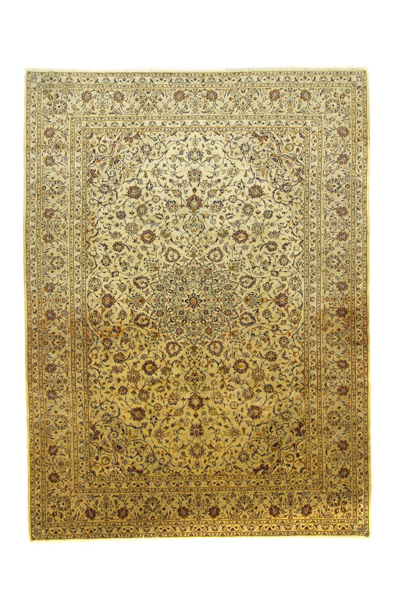 カシャーン 絨毯 350x254cm - ペルシャ絨毯