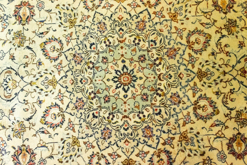 カシャーン 絨毯 350x254cm - ペルシャ絨毯