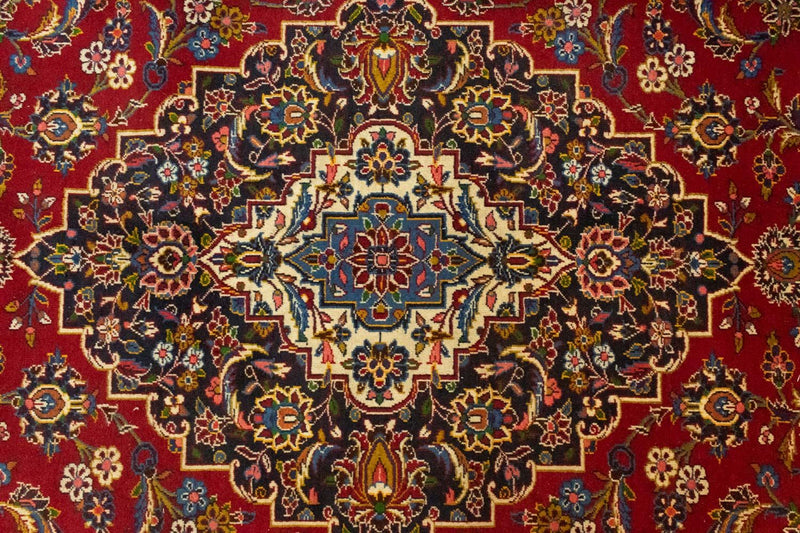カシャーン 絨毯 391x294cm - ペルシャ絨毯