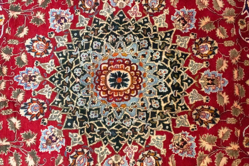 カシャーン 絨毯 345x249cm - ペルシャ絨毯