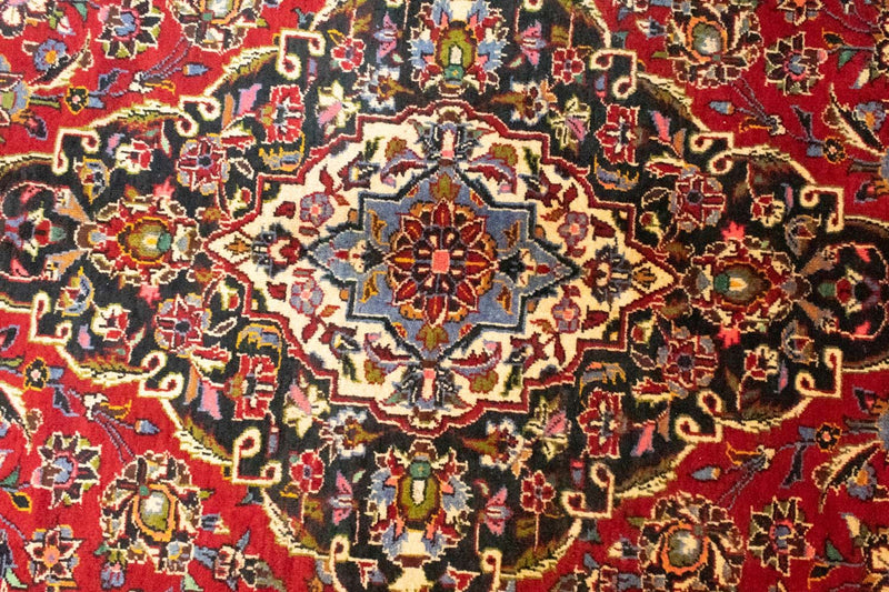 カシャーン 絨毯 415x298cm - ペルシャ絨毯