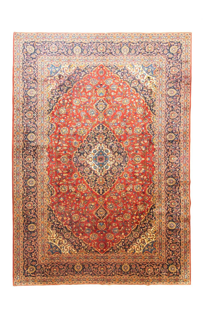 カシャーン 絨毯 410x310cm - ペルシャ絨毯