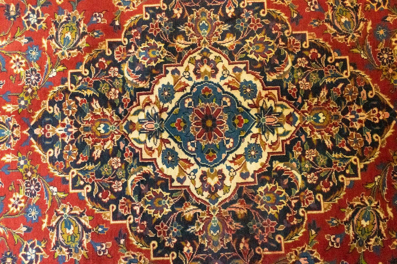 カシャーン 絨毯 410x310cm - ペルシャ絨毯